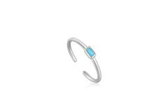  Into The Blue - Rings - Silver / Rhodium plated - Turquoise